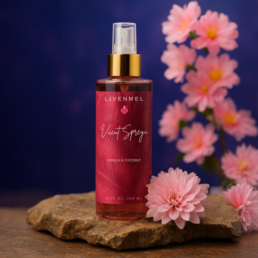 Aura 200 ML Vücut Spreyi Livenmel (Vanilya & Hindistan Cevizi)
